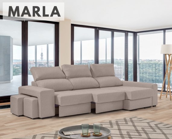 Sofá de tela Marla de HOME - principal