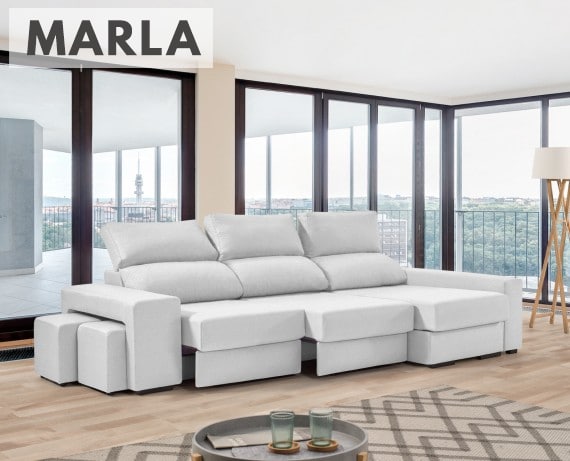 Sofá de tela Marla de HOME - principal