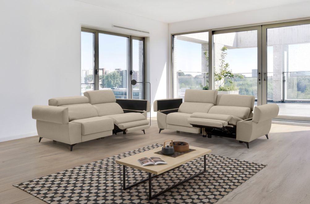 Sofá relax de tela Urbe de HOME - principal