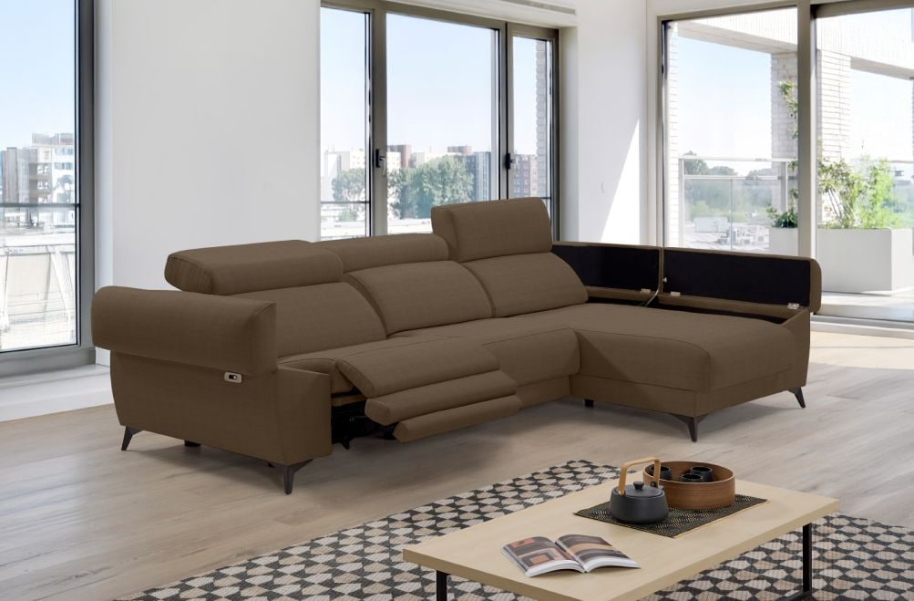 Sofá relax de tela Urbe de HOME - principal