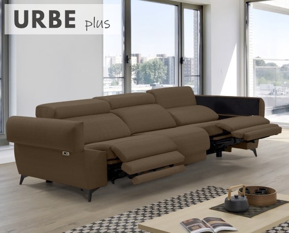 Sofá relax de tela Urbe Plus de HOME - principal