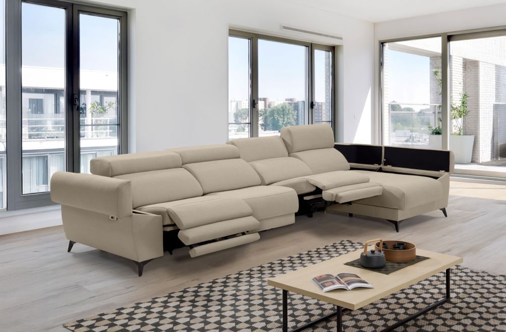 Sofá relax de tela Urbe Plus de HOME - principal