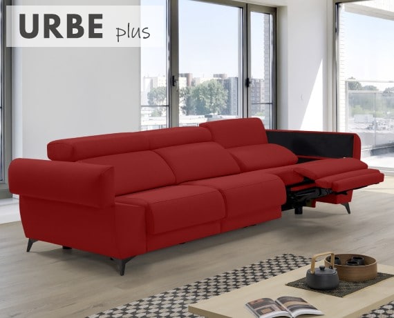 Sofá relax de tela Urbe Plus de HOME - principal