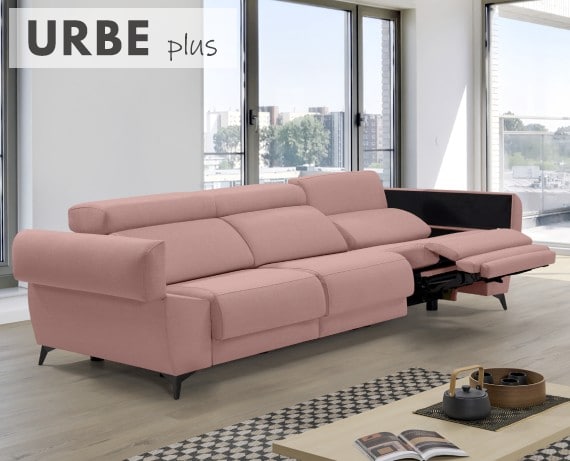 Sofá relax de tela Urbe Plus de HOME - principal