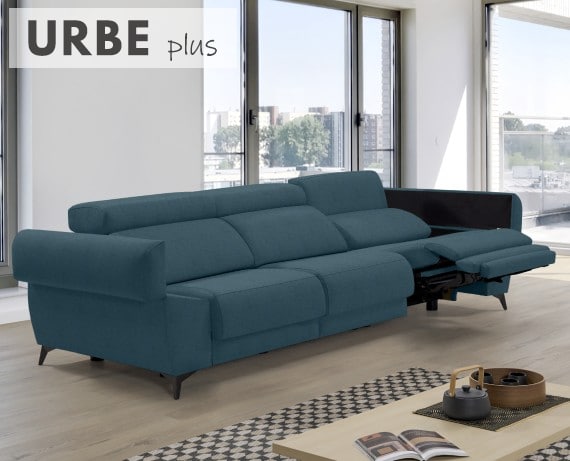 Sofá relax de tela Urbe Plus de HOME - principal