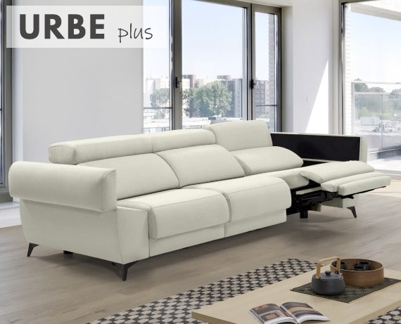 Sofá relax de tela Urbe Plus de HOME - principal