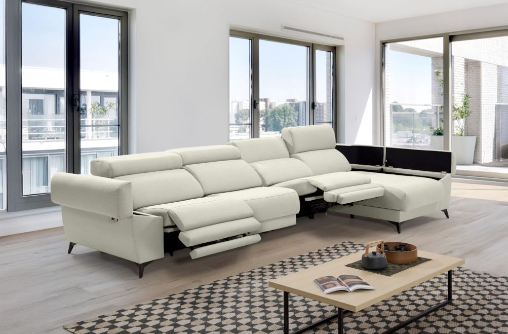 Sofá relax de tela Urbe Plus de HOME - principal