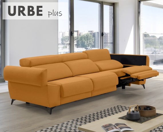Sofá relax de tela Urbe Plus de HOME - principal