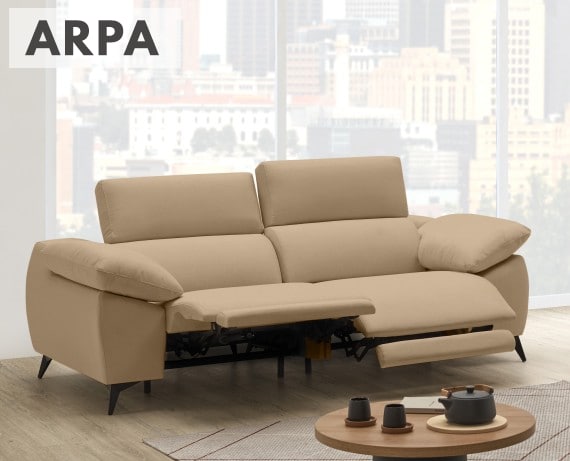 Sofá relax de tela Arpa de StyleKomfort - principal