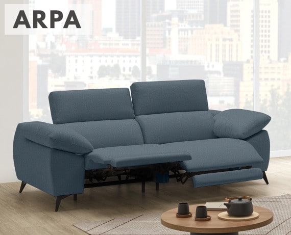 Sofá relax de tela Arpa de StyleKomfort - principal