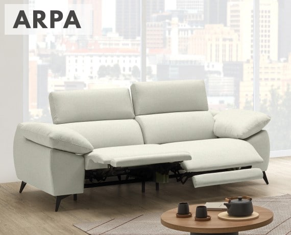 Sofá relax de tela Arpa de StyleKomfort - principal