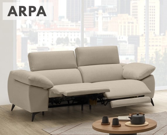 Sofá relax de tela Arpa de StyleKomfort - principal