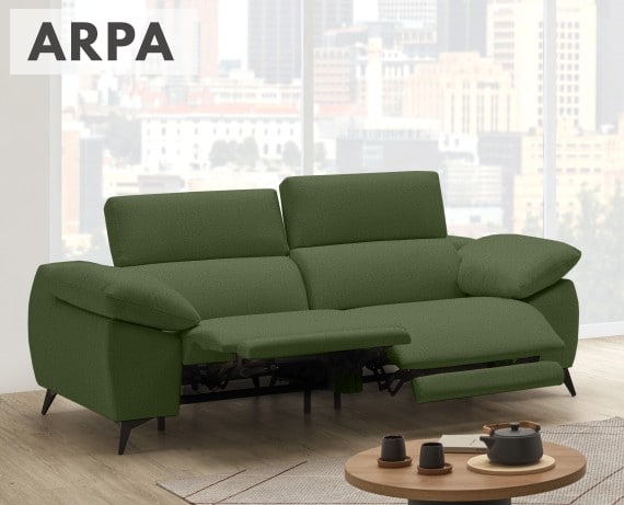 Sofá relax de tela Arpa de StyleKomfort - principal