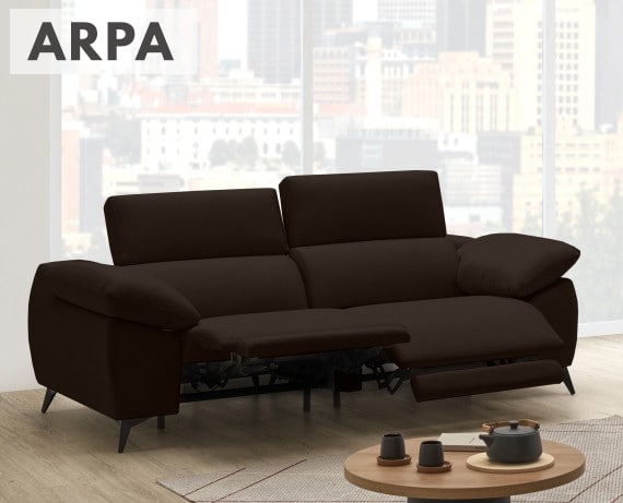 Sofá relax de tela Arpa de StyleKomfort - principal