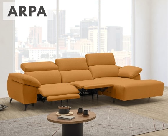 Sofá relax de tela Arpa de StyleKomfort - principal