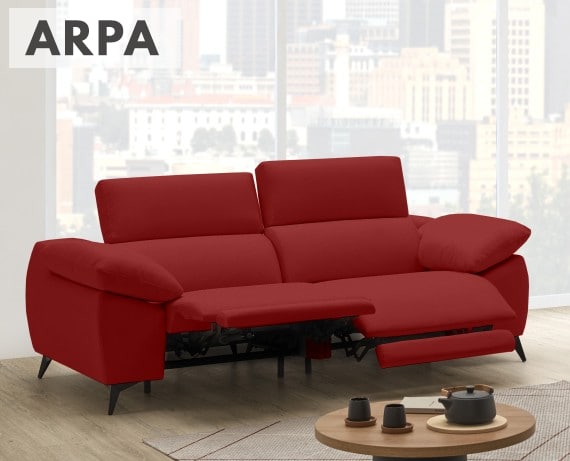 Sofá relax de tela Arpa de StyleKomfort - principal