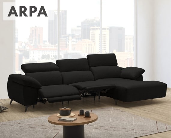 Sofá relax de tela Arpa de StyleKomfort - principal