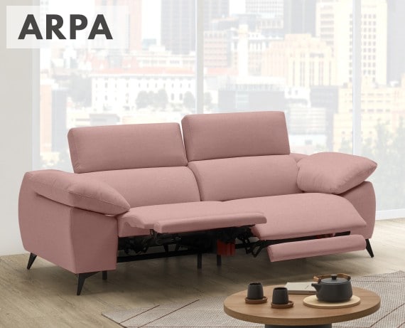Sofá relax de tela Arpa de StyleKomfort - principal