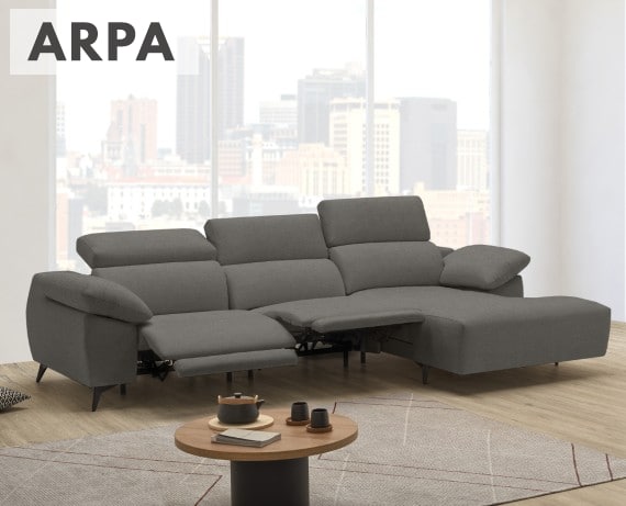 Sofá relax de tela Arpa de StyleKomfort - principal