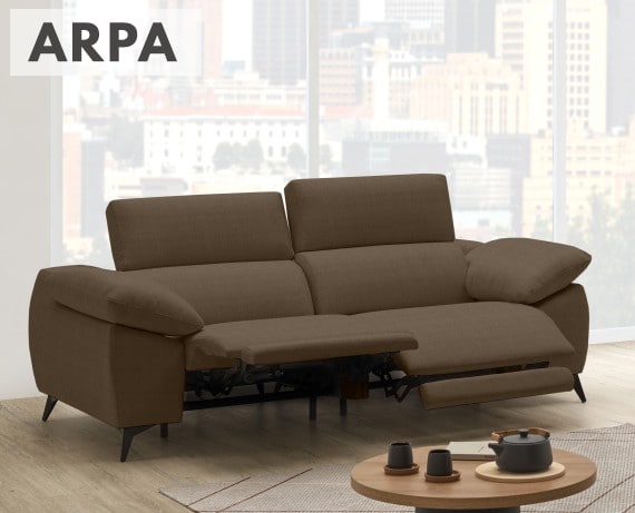 Sofá relax de tela Arpa de StyleKomfort - principal