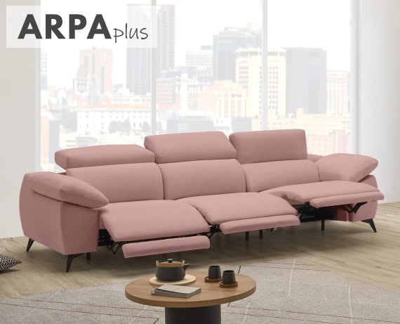 Sofá relax de tela Arpa Plus de StyleKomfort - principal
