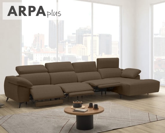 Sofá relax de tela Arpa Plus de StyleKomfort - principal