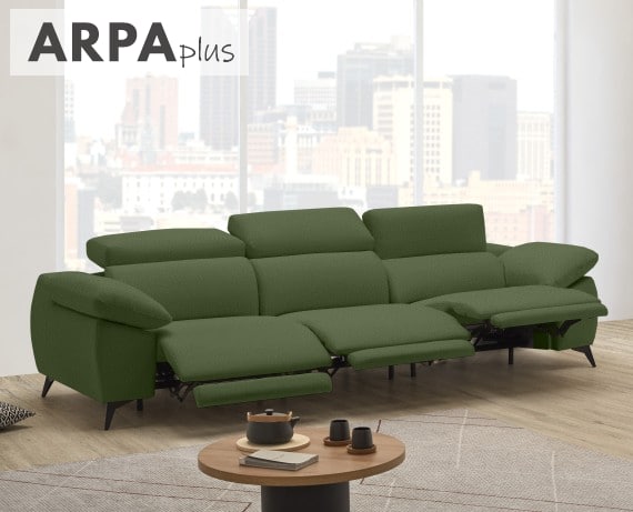 Sofá relax de tela Arpa Plus de StyleKomfort - principal