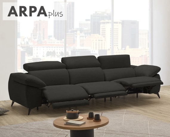 Sofá relax de tela Arpa Plus de StyleKomfort - principal