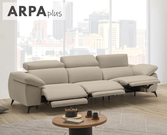 Sofá relax de tela Arpa Plus de StyleKomfort - principal