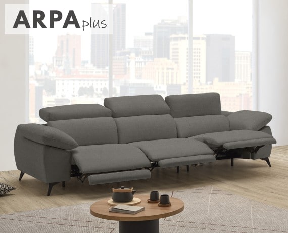 Sofá relax de tela Arpa Plus de StyleKomfort - principal