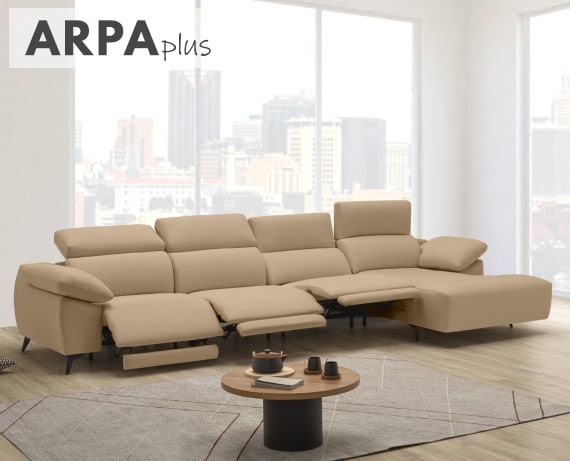 Sofá relax de tela Arpa Plus de StyleKomfort - principal