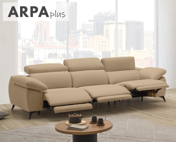 Sofá relax de tela Arpa Plus de StyleKomfort - principal