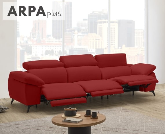 Sofá relax de tela Arpa Plus de StyleKomfort - principal