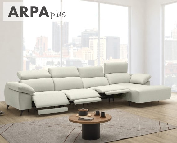 Sofá relax de tela Arpa Plus de StyleKomfort - principal