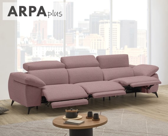 Sofá relax de tela Arpa Plus de StyleKomfort - principal