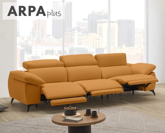 Sofá relax de tela Arpa Plus de StyleKomfort - principal