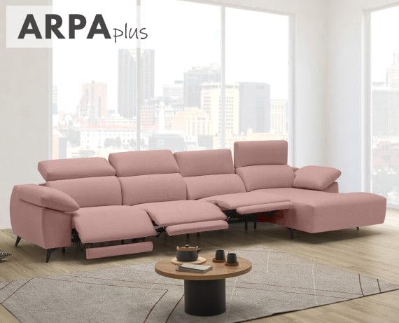 Sofá relax de tela Arpa Plus de StyleKomfort - principal