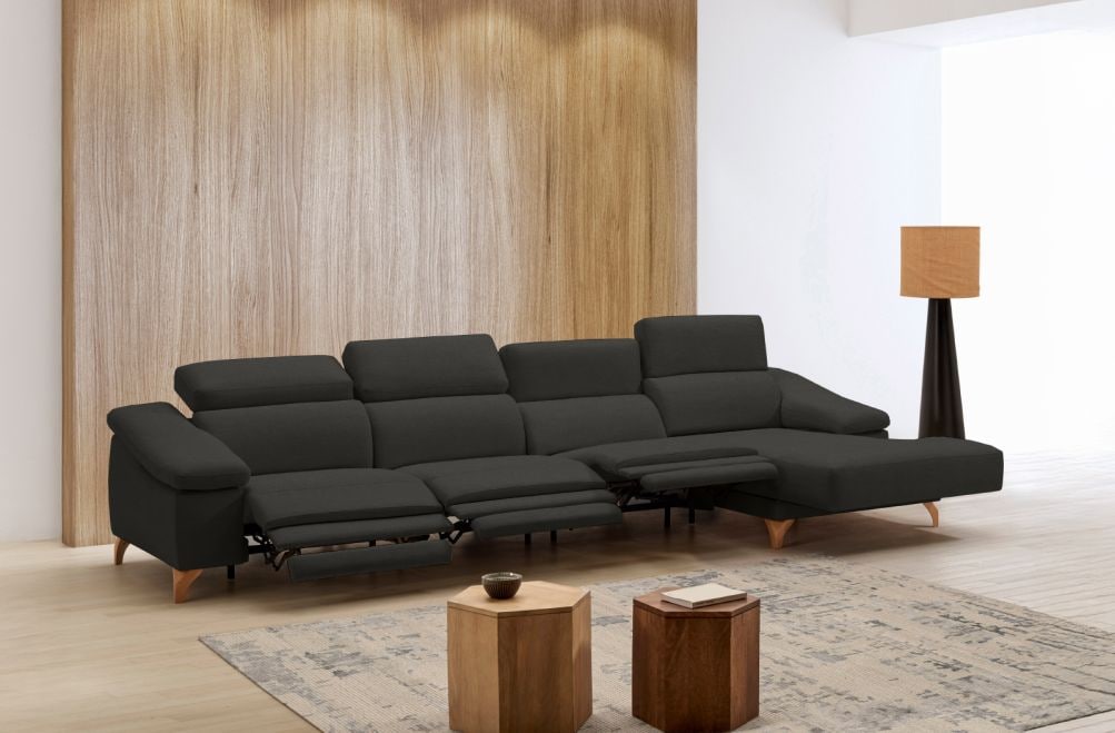 Sofá relax de tela Sara Plus de StyleKomfort - principal