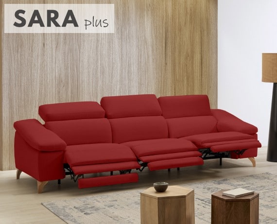 Sofá relax de tela Sara Plus de StyleKomfort - principal
