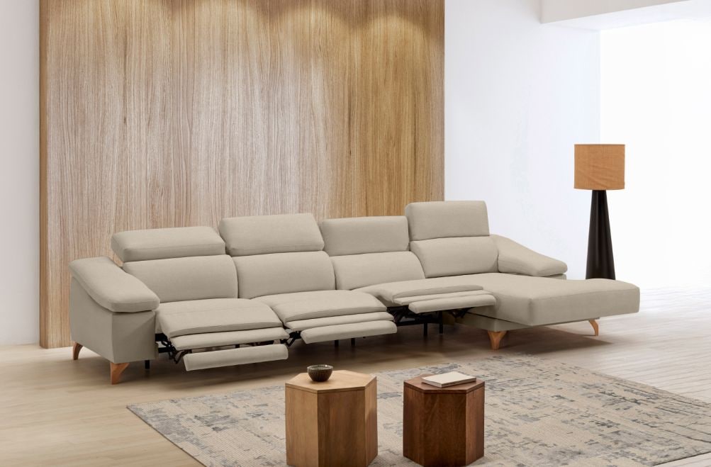 Sofá relax de tela Sara Plus de StyleKomfort - principal