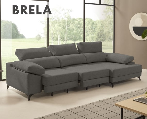 Sofá de tela Brela de HOME - principal