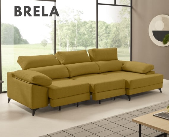 Sofá de tela Brela de HOME - principal