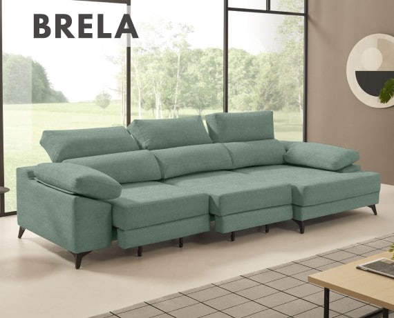 Sofá de tela Brela de HOME - principal
