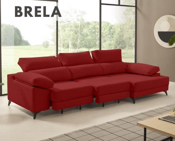 Sofá de tela Brela de HOME - principal