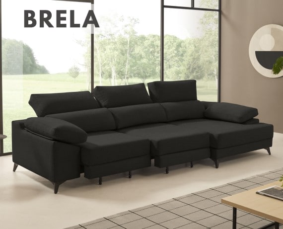 Sofá de tela Brela de HOME - principal