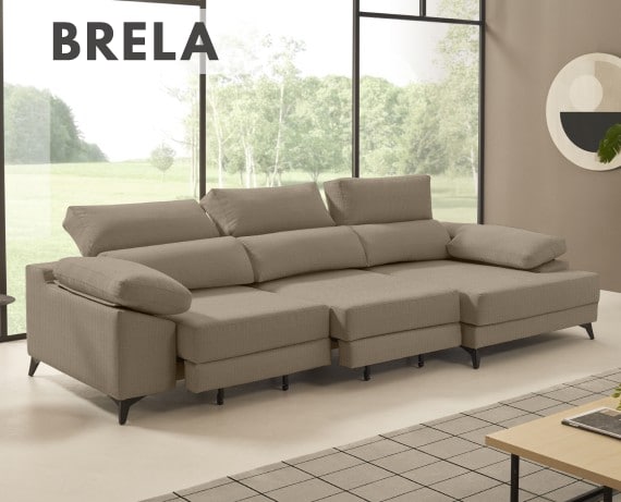 Sofá de tela Brela de HOME - principal