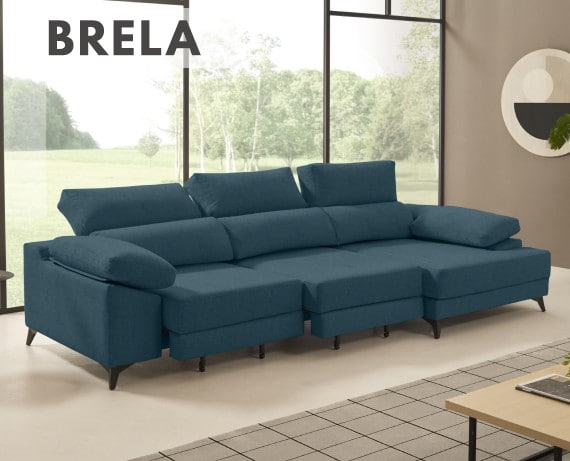 Sofá de tela Brela de HOME - principal
