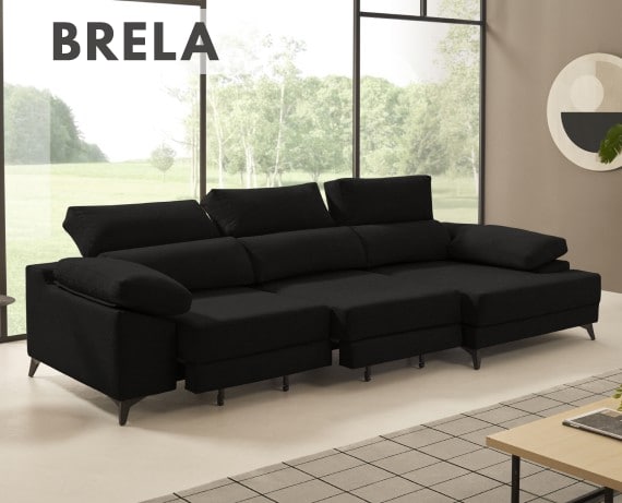 Sofá de tela Brela de HOME - principal