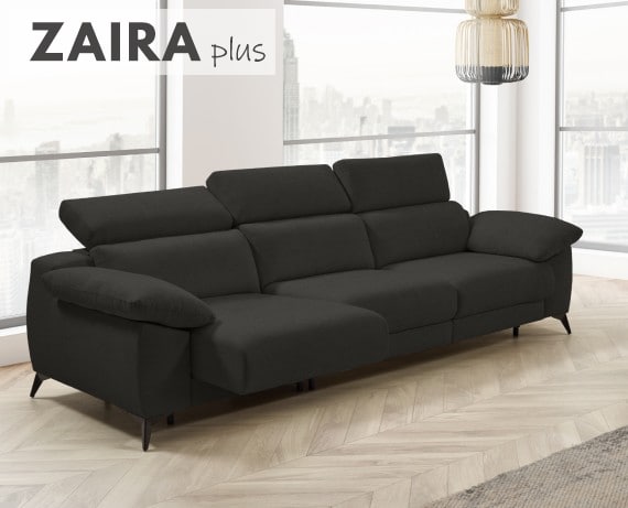 Sofá cama apertura italiana de tela Zaira Plus de StyleKomfort - principal
