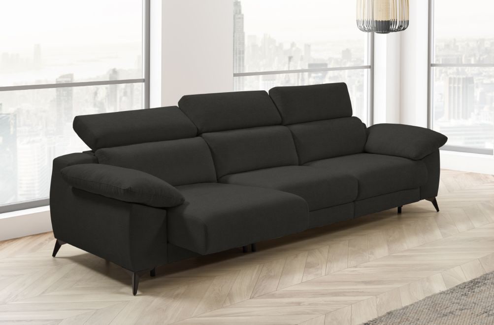 Sofá cama apertura italiana de tela Zaira Plus de StyleKomfort - principal